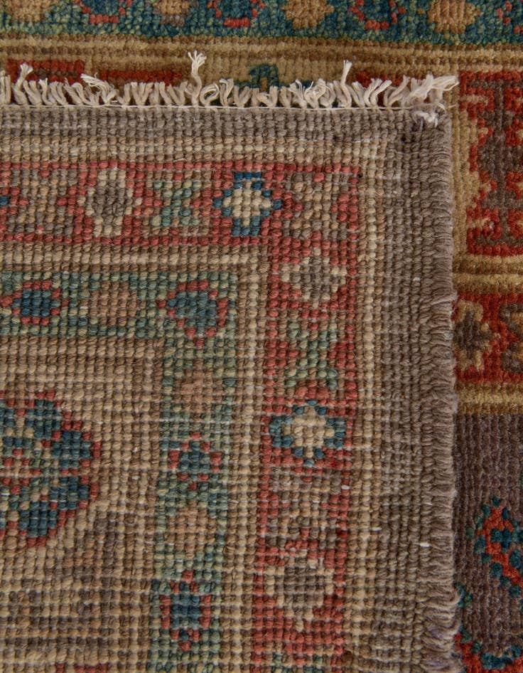 Detail image of  2' 10 x 10'  Hand Knotted Oushak Wool Runner Rug