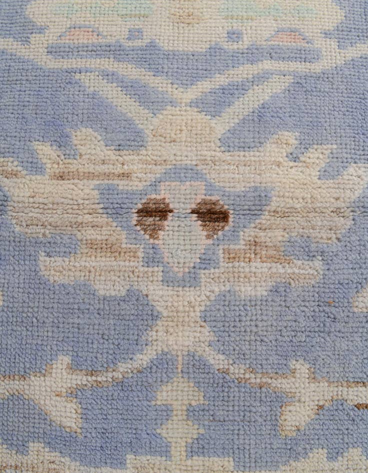 Detail image of  2' 7 x 12' 1  Hand Knotted Oushak Wool Runner Rug