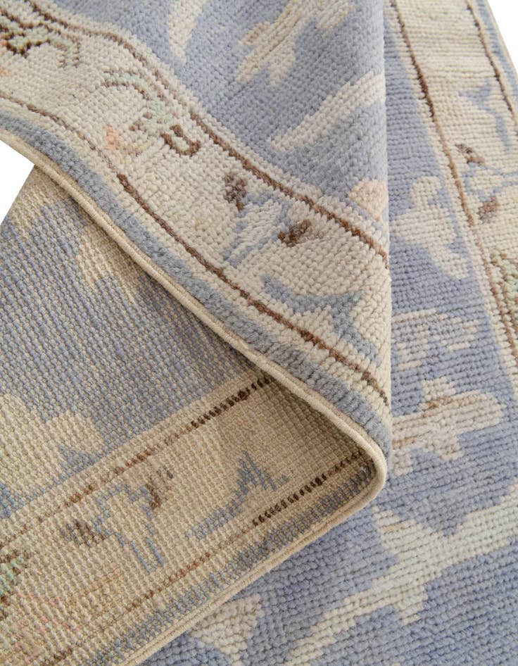 Detail image of  2' 7 x 12' 1  Hand Knotted Oushak Wool Runner Rug