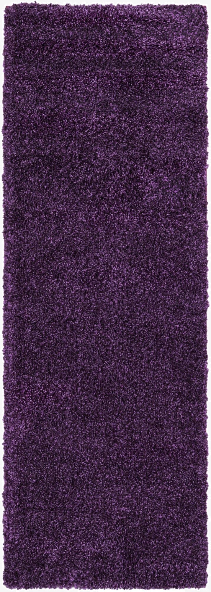  2' x 6' Solid Frieze Runner Rug