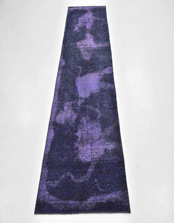 Detail image of  3' x 9' 7  Hand Knotted Ultra Vintage Persian Wool Runner Rug