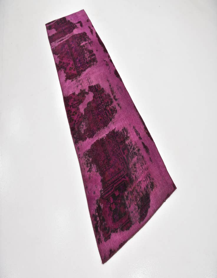 Detail image of  2' 10 x 9' 2  Hand Knotted Ultra Vintage Persian Wool Runner Rug