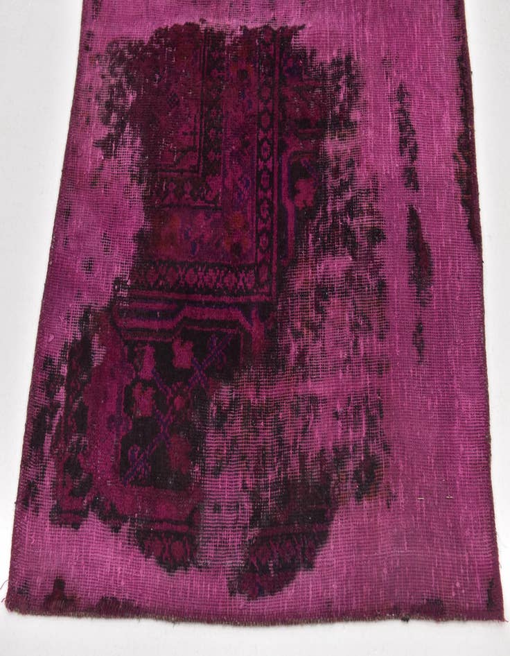 Detail image of  2' 10 x 9' 2  Hand Knotted Ultra Vintage Persian Wool Runner Rug