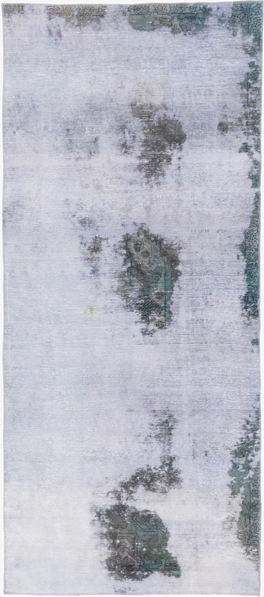  4' x 9'  Hand Knotted Ultra Vintage Persian Wool Runner Rug