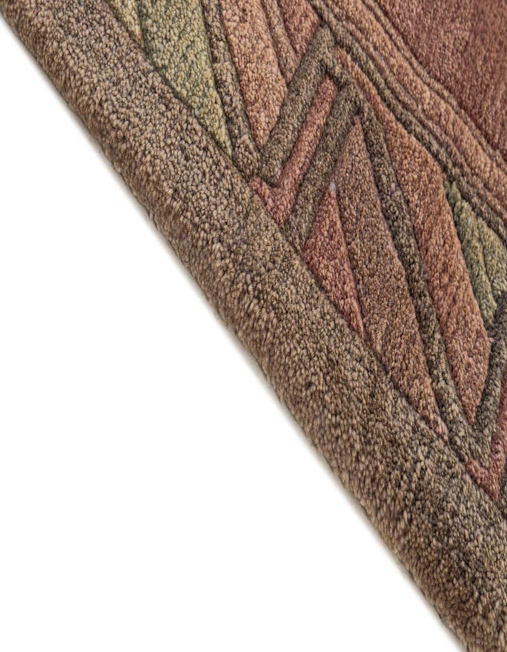 Detail image of  7' 6 x 8' 2  Hand Knotted Nepal Wool Square Rug