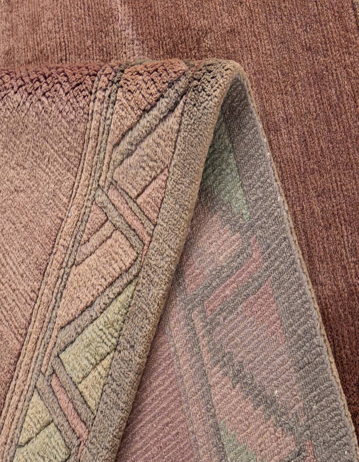 Detail image of  7' 6 x 8' 2  Hand Knotted Nepal Wool Square Rug