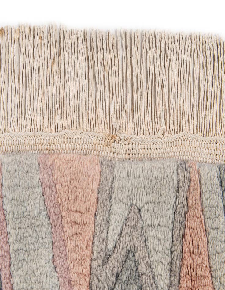 Detail image of  6' 7 x 6' 7  Hand Knotted Tibet Wool Square Rug