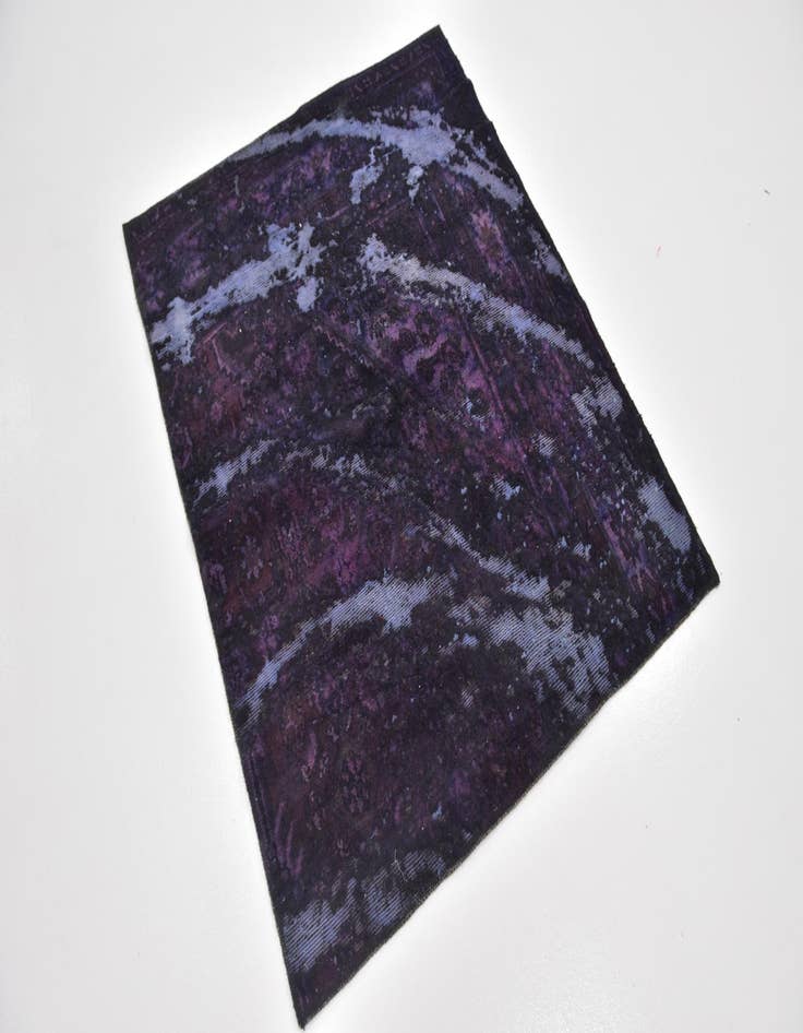 Detail image of  3' 6 x 4' 2  Hand Knotted Ultra Vintage Persian Wool Square Rug