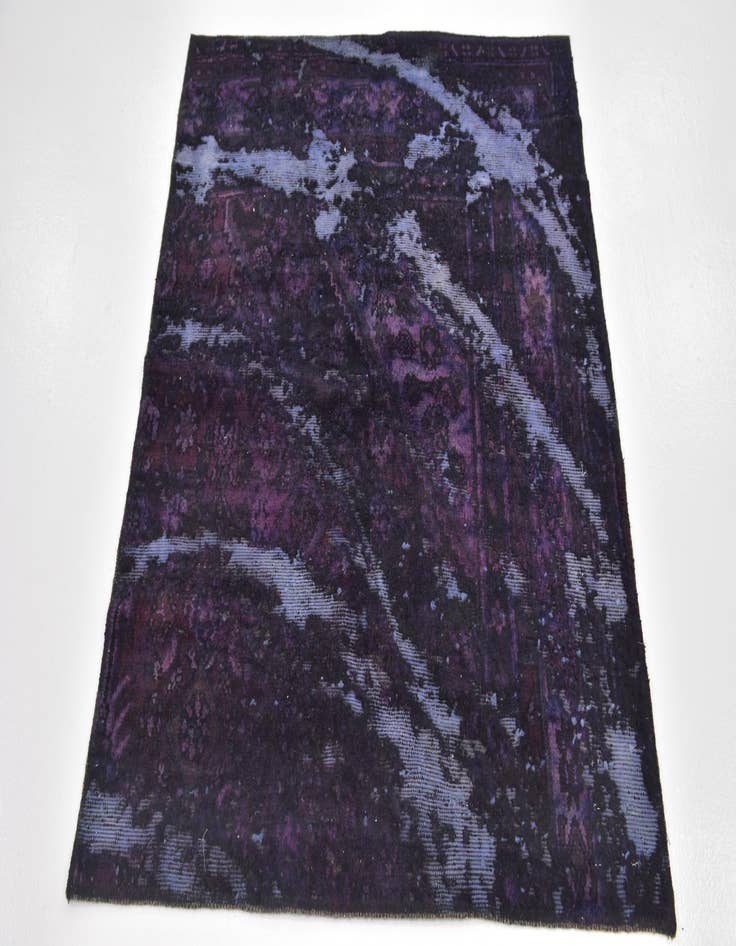 Detail image of  3' 6 x 4' 2  Hand Knotted Ultra Vintage Persian Wool Square Rug