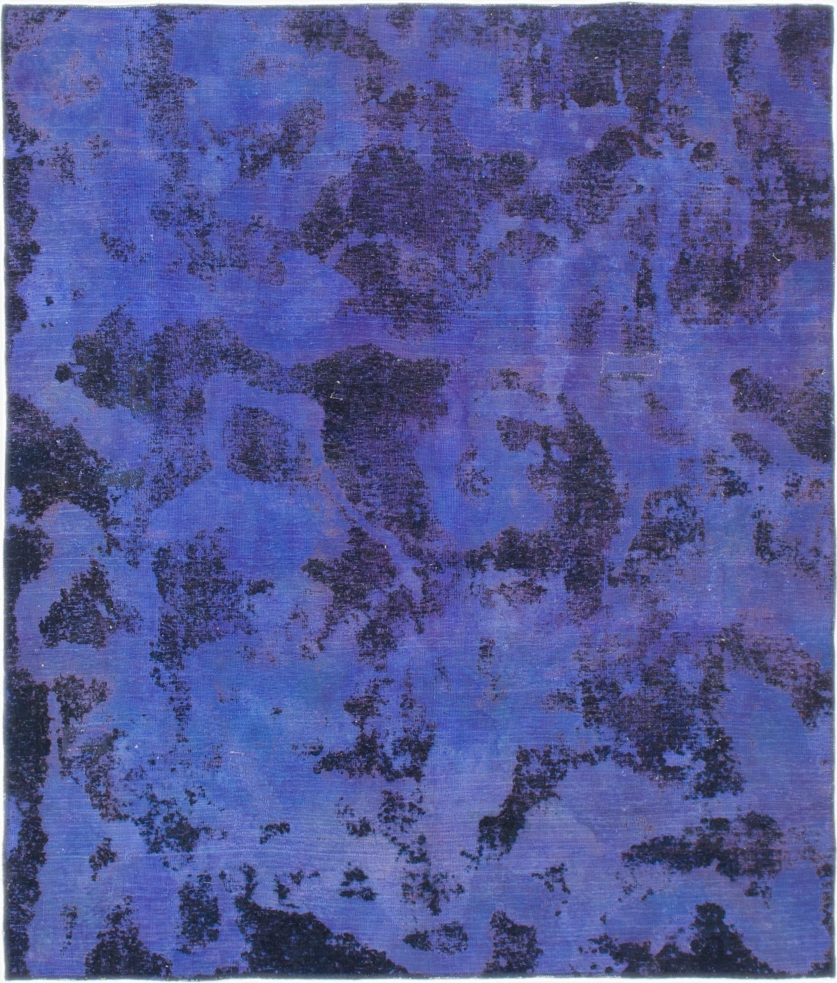  6' 4 x 7' 4  Hand Knotted Ultra Vintage Persian Wool Square Rug