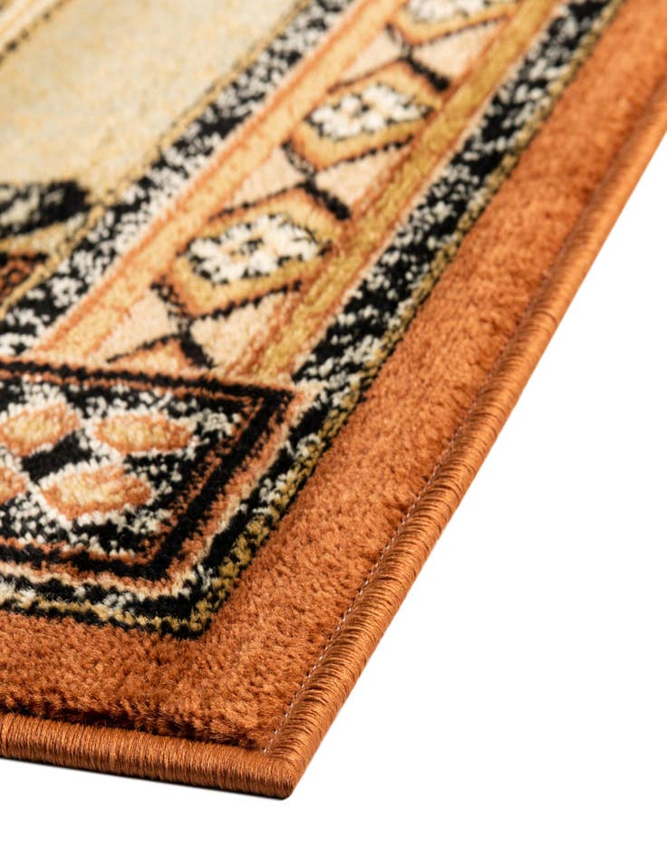Detail image of  5' 3 x 5' 3 Pioneer Square Rug
