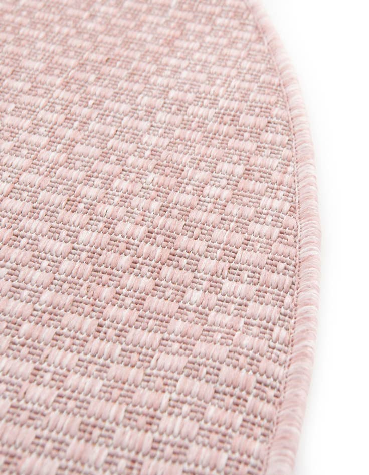 Detail image of  2' x 3'  Washable Solid Indoor / Outdoor Oval Rug
