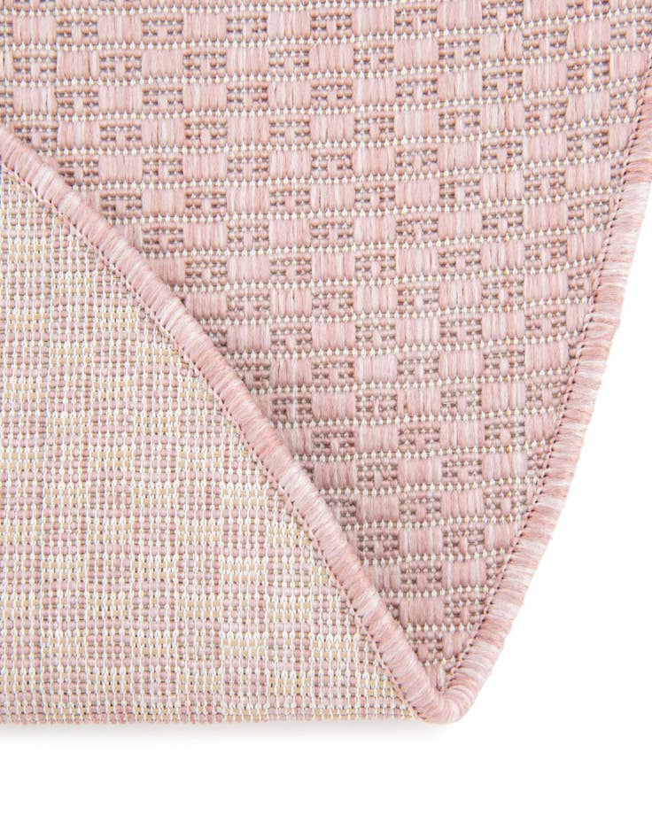 Detail image of  2' x 3'  Washable Solid Indoor / Outdoor Oval Rug