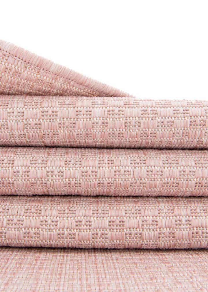 Whisper Pink 7' 10 x 10' Washable Solid Indoor / Outdoor Rug | Rugs.com