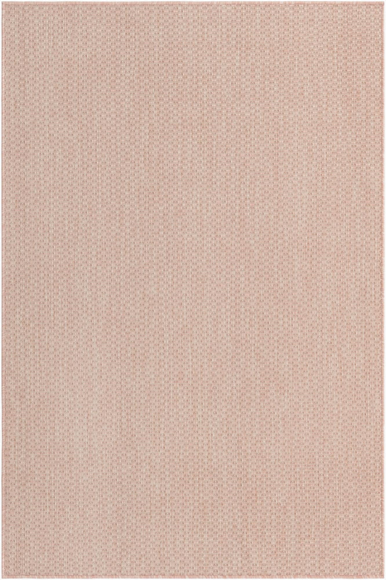  4' x 6'  Washable Solid Indoor / Outdoor Rug