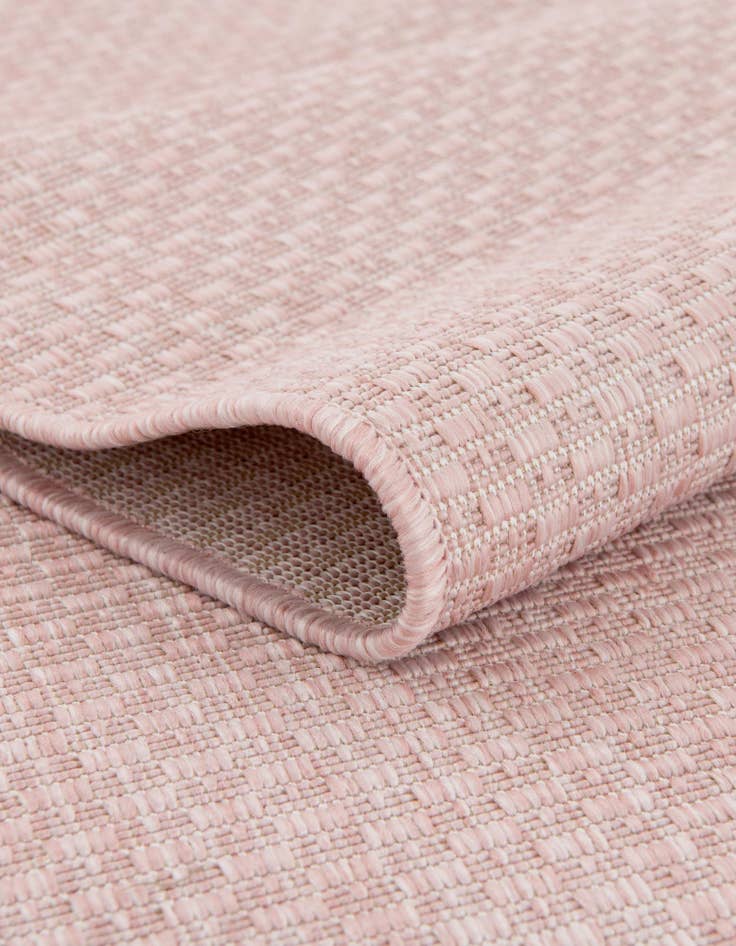 Detail image of  2' x 6'  Washable Solid Indoor / Outdoor Runner Rug