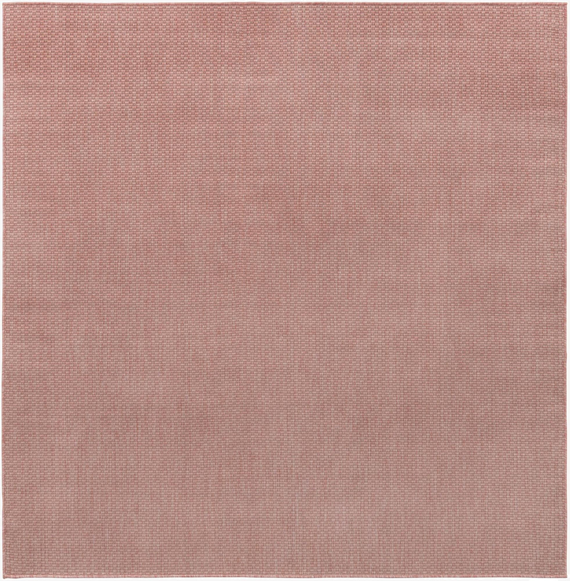  7' 10 x 7' 10  Washable Solid Indoor / Outdoor Square Rug