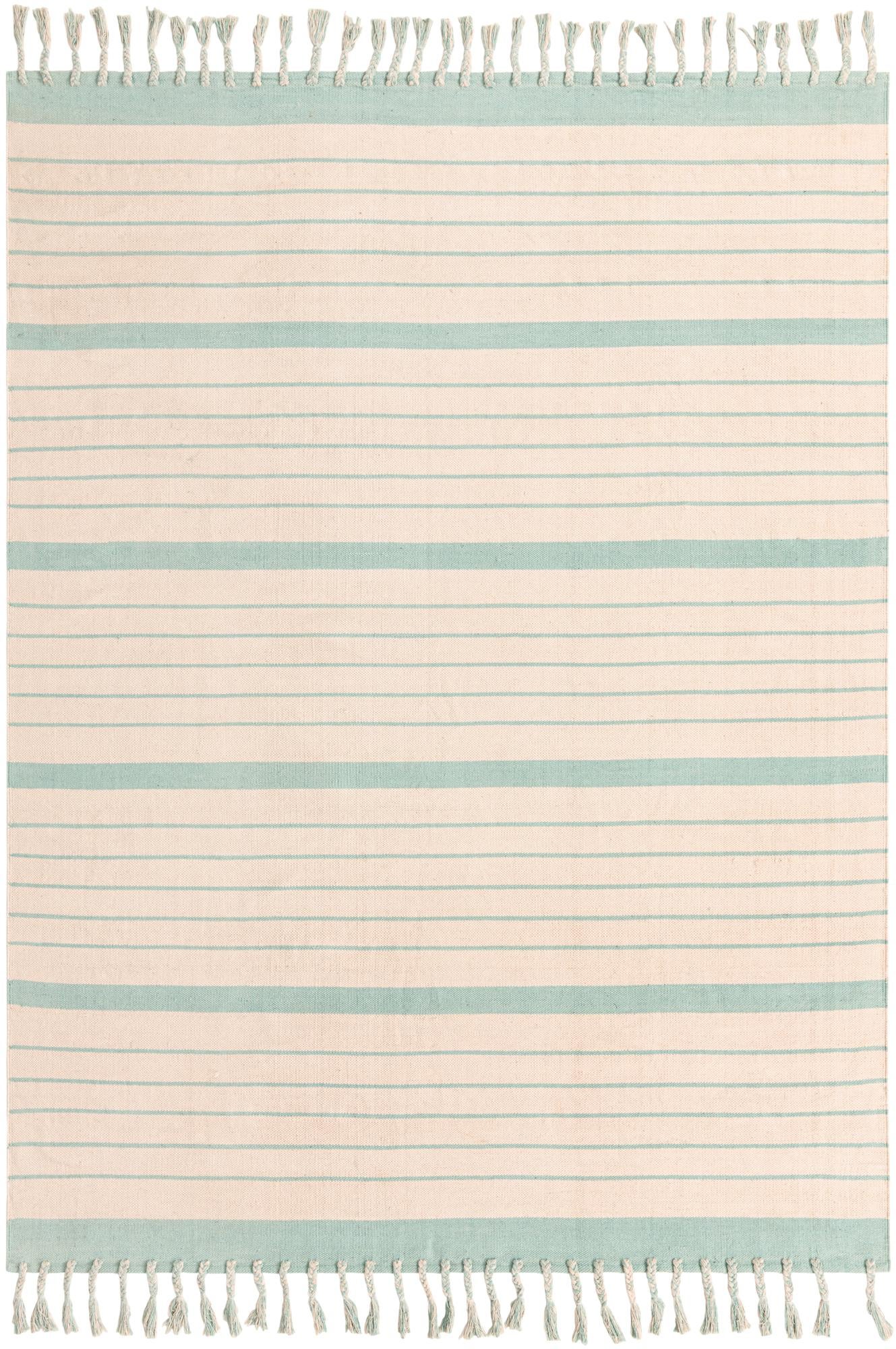 Rug White and Aqua- Swatch link
