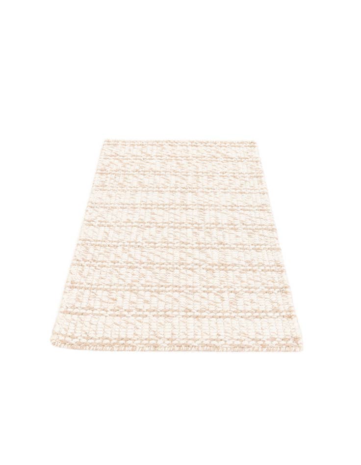 Detail image of  2' 1 x 3'  Hand Woven Seaside Pearl Jute Rug