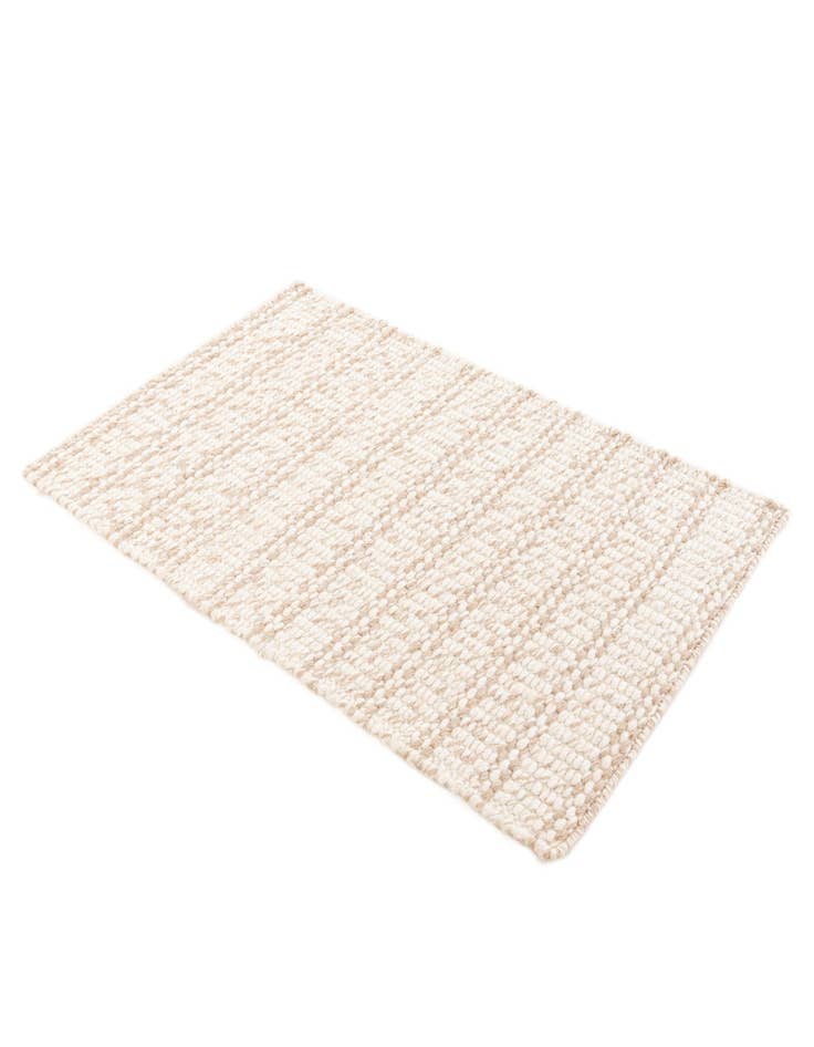 Detail image of  2' 1 x 3'  Hand Woven Seaside Pearl Jute Rug