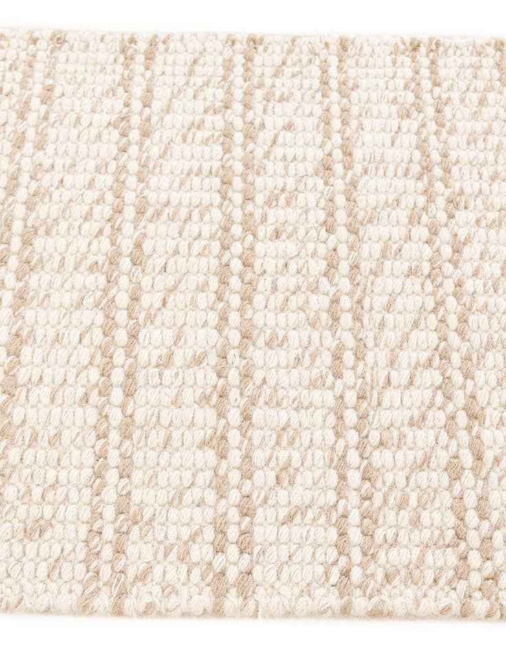 Detail image of  2' 1 x 3'  Hand Woven Seaside Pearl Jute Rug
