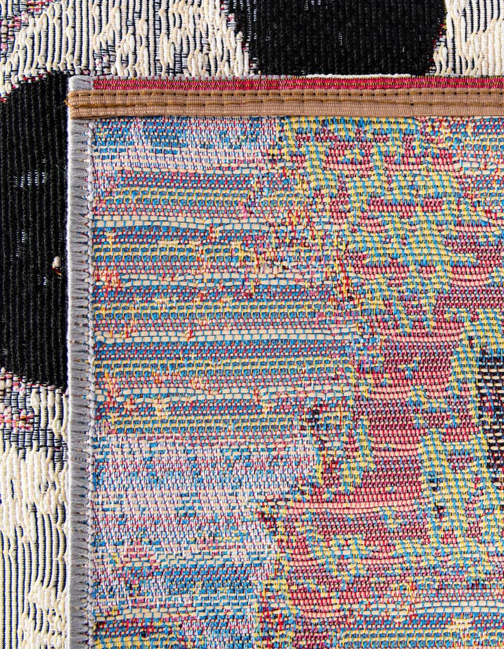 Detail image of  10' x 13'  Washable Modern Indoor / Outdoor Rug