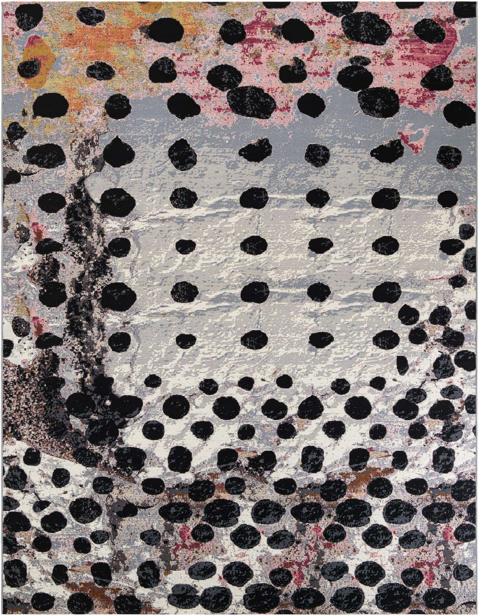 Primary image  9' x 12'  Washable Modern Indoor / Outdoor Rug