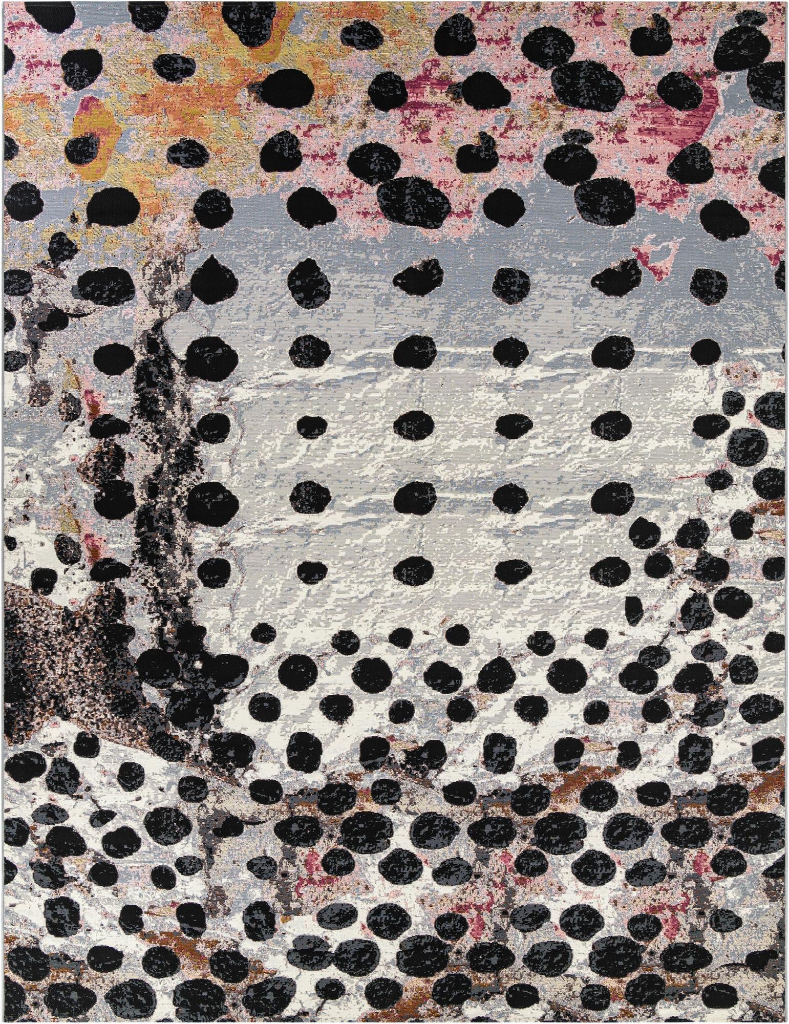  10' x 13'  Washable Modern Indoor / Outdoor Rug