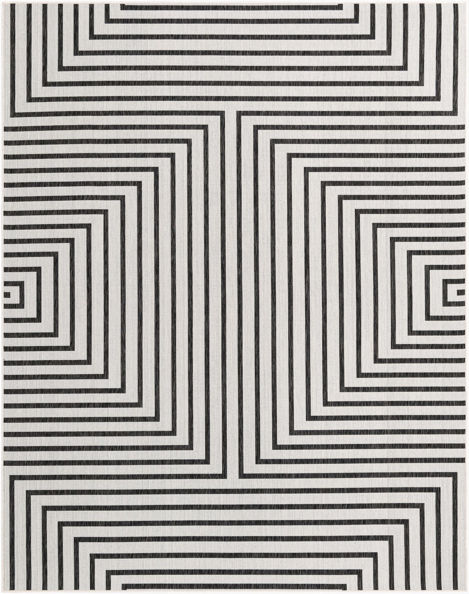  7' 10 x 10'  Washable Modern Indoor / Outdoor Rug