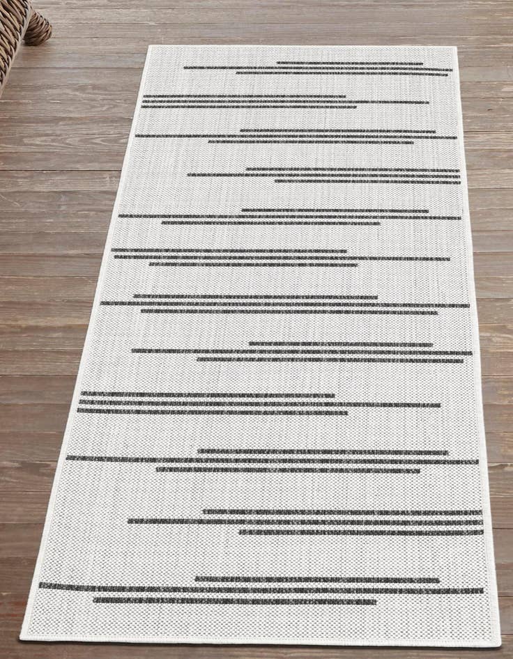 Detail image of  2' 7 x 12'  Washable Modern Indoor / Outdoor Runner Rug