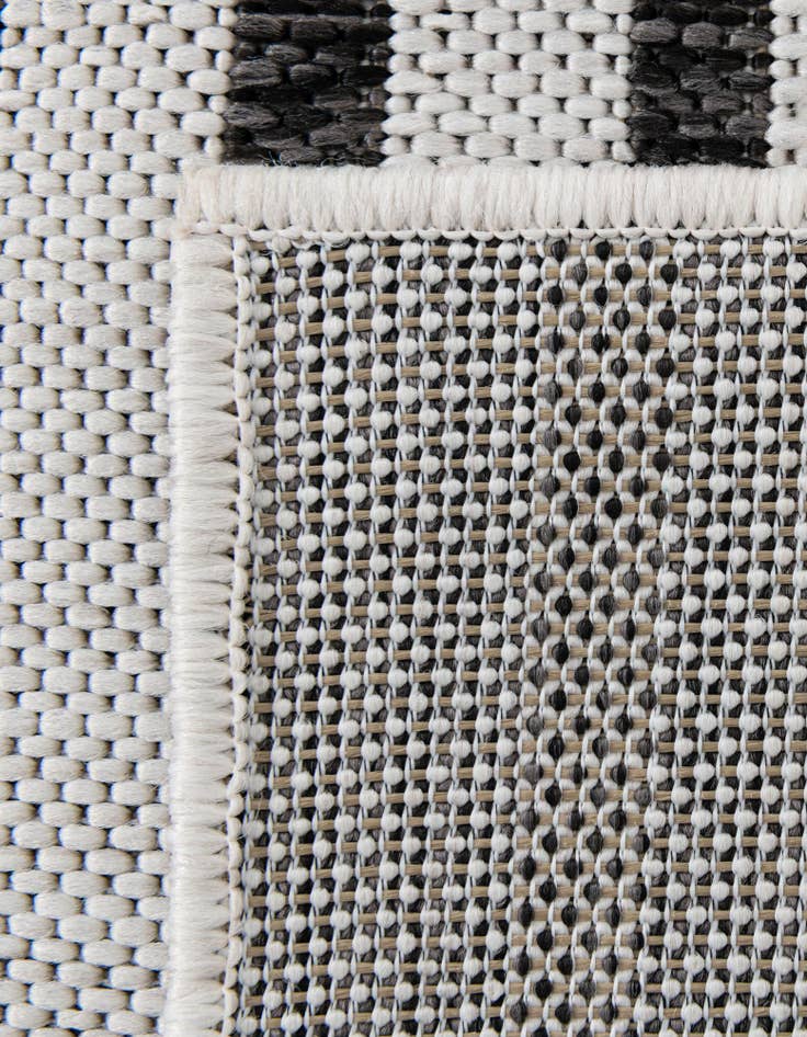 Detail image of  2' x 5' 3  Washable Modern Indoor / Outdoor Runner Rug