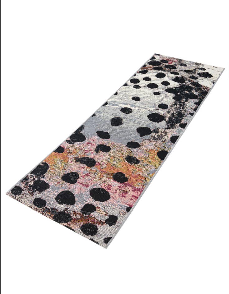 2' x 6'  Washable Modern Indoor / Outdoor Runner Rug