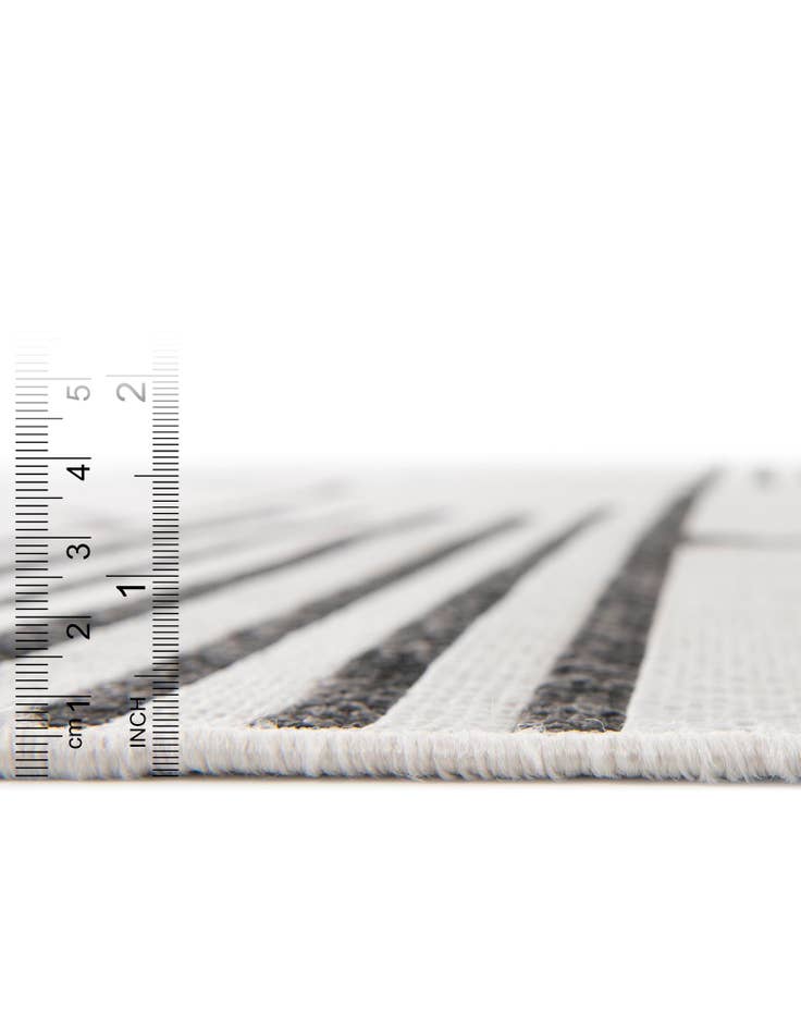 Detail image of  10' x 10'  Washable Modern Indoor / Outdoor Square Rug