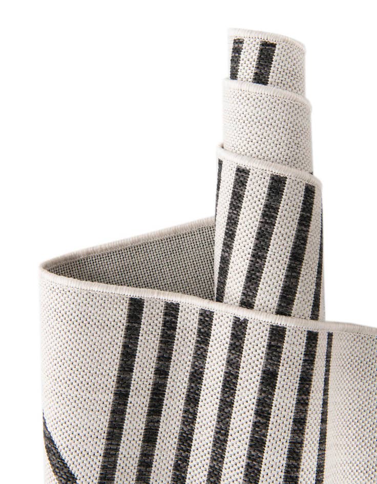 Detail image of  10' x 10'  Washable Modern Indoor / Outdoor Square Rug