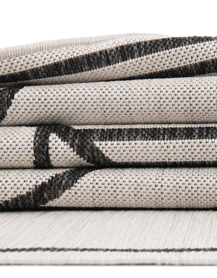 Detail image of 12' x 12' Washable Modern Indoor / Outdoor Square Rug