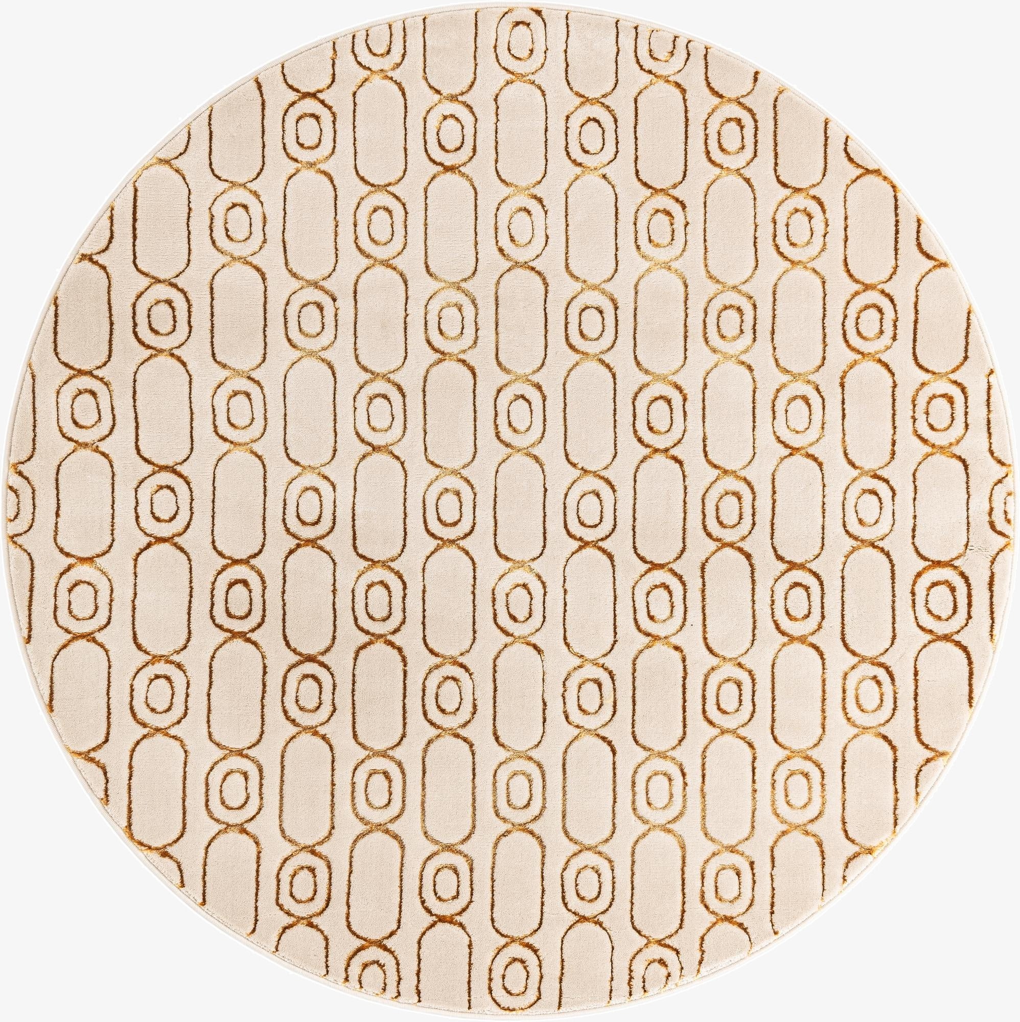  6' x 6' Vogue Geo Round Rug