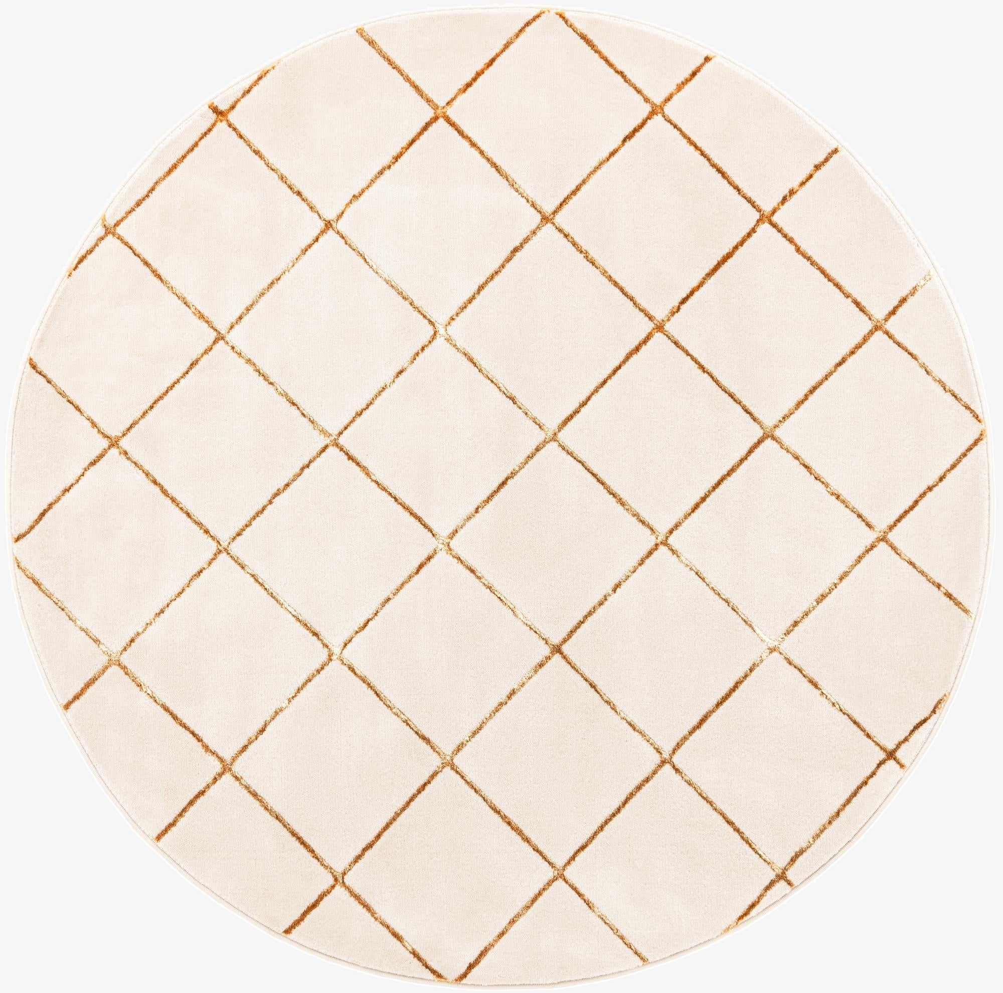  6' x 6' Vogue Geo Round Rug