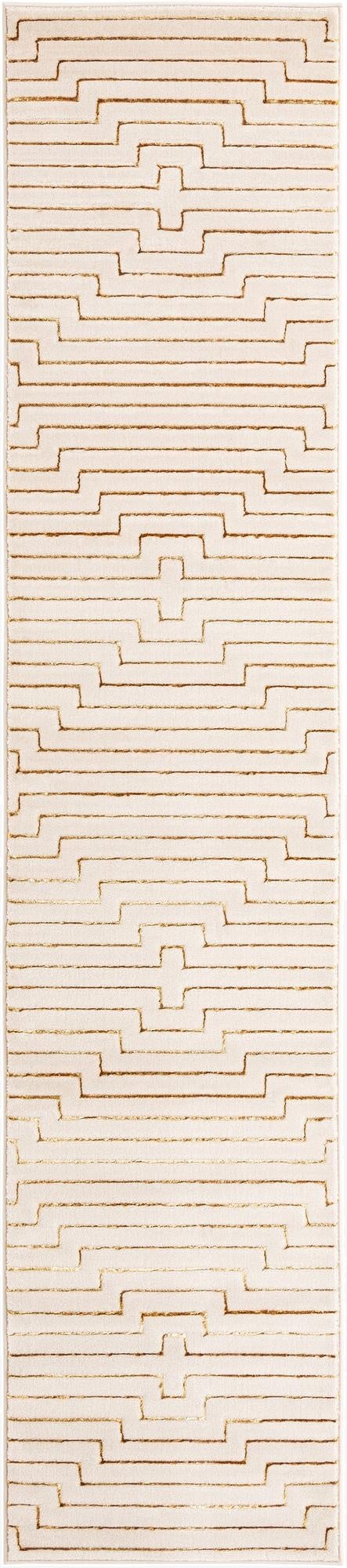 2' 7 x 12' Vogue Geo Runner Rug