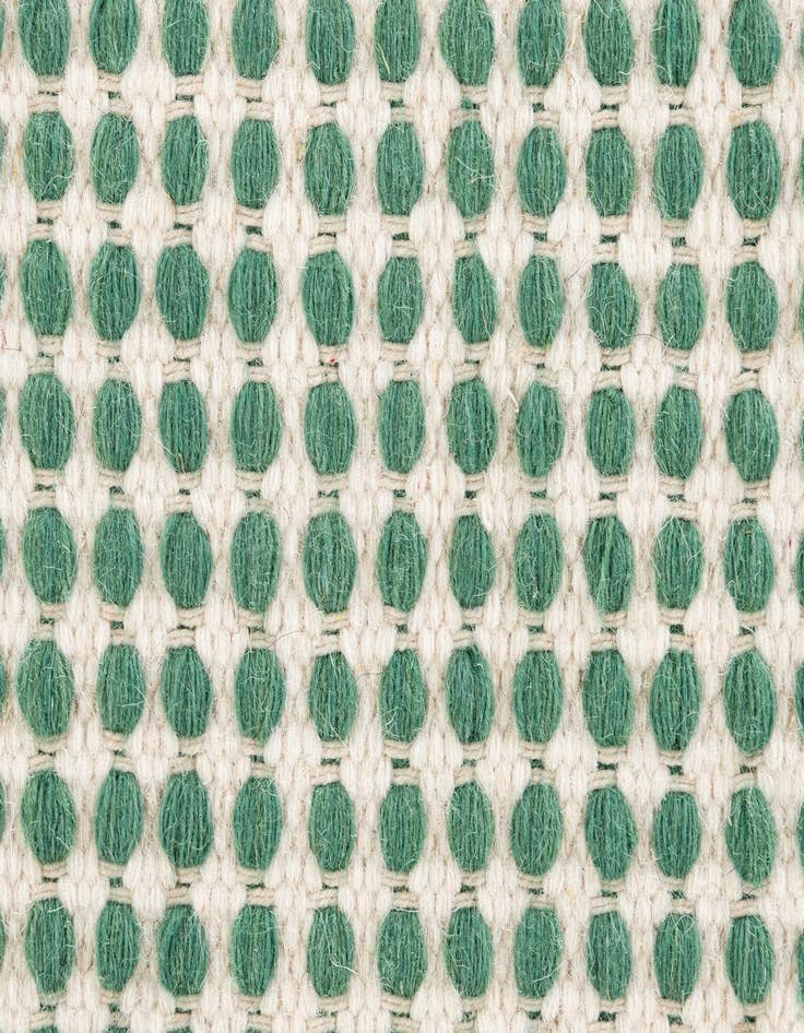 Detail image of  2' 1 x 3'  Hand Woven Seaside Pearl Jute Rug