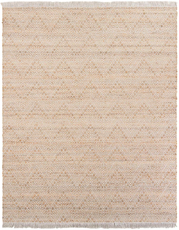 Detail image of  7' 10 x 10'  Hand Braided Jute Rug