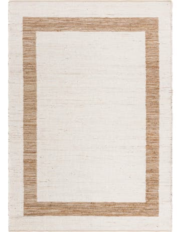 8' x 11' Hand Woven Chindi Jute Rug