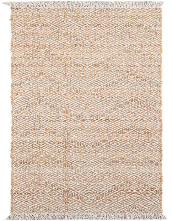 Detail image of  2' x 8'  Hand Braided Jute Runner Rug