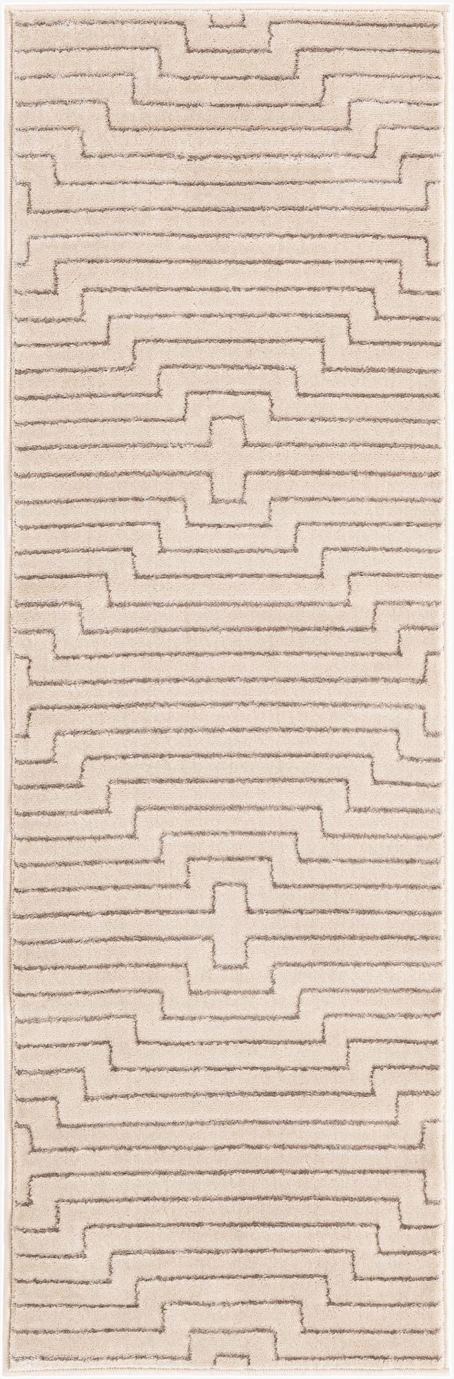  2' x 6' Vogue Geo Runner Rug