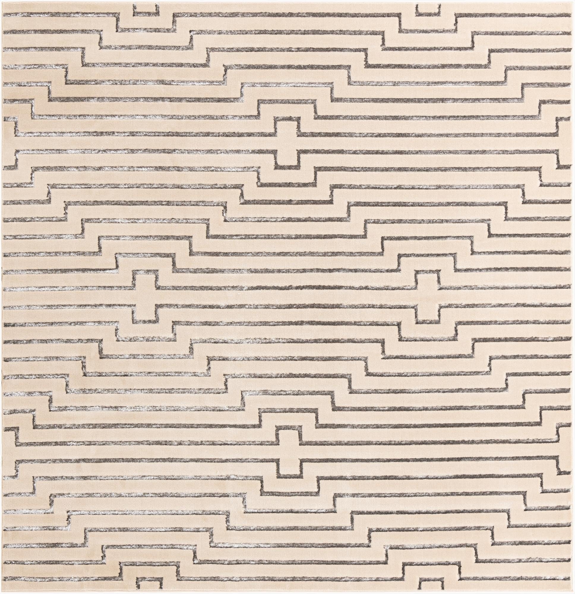  10' x 10' Vogue Geo Square Rug