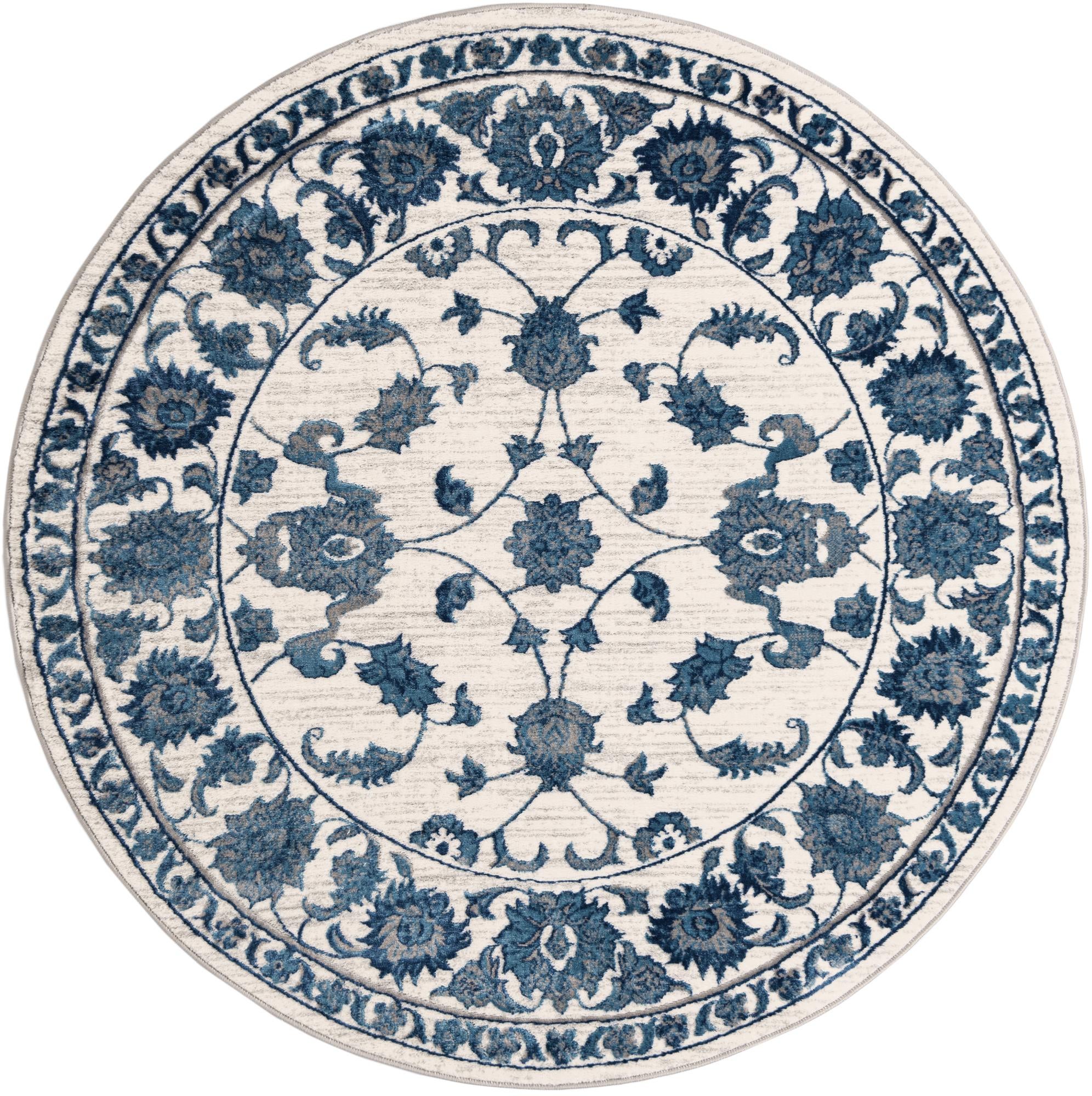 Rug White Blue Swatch link