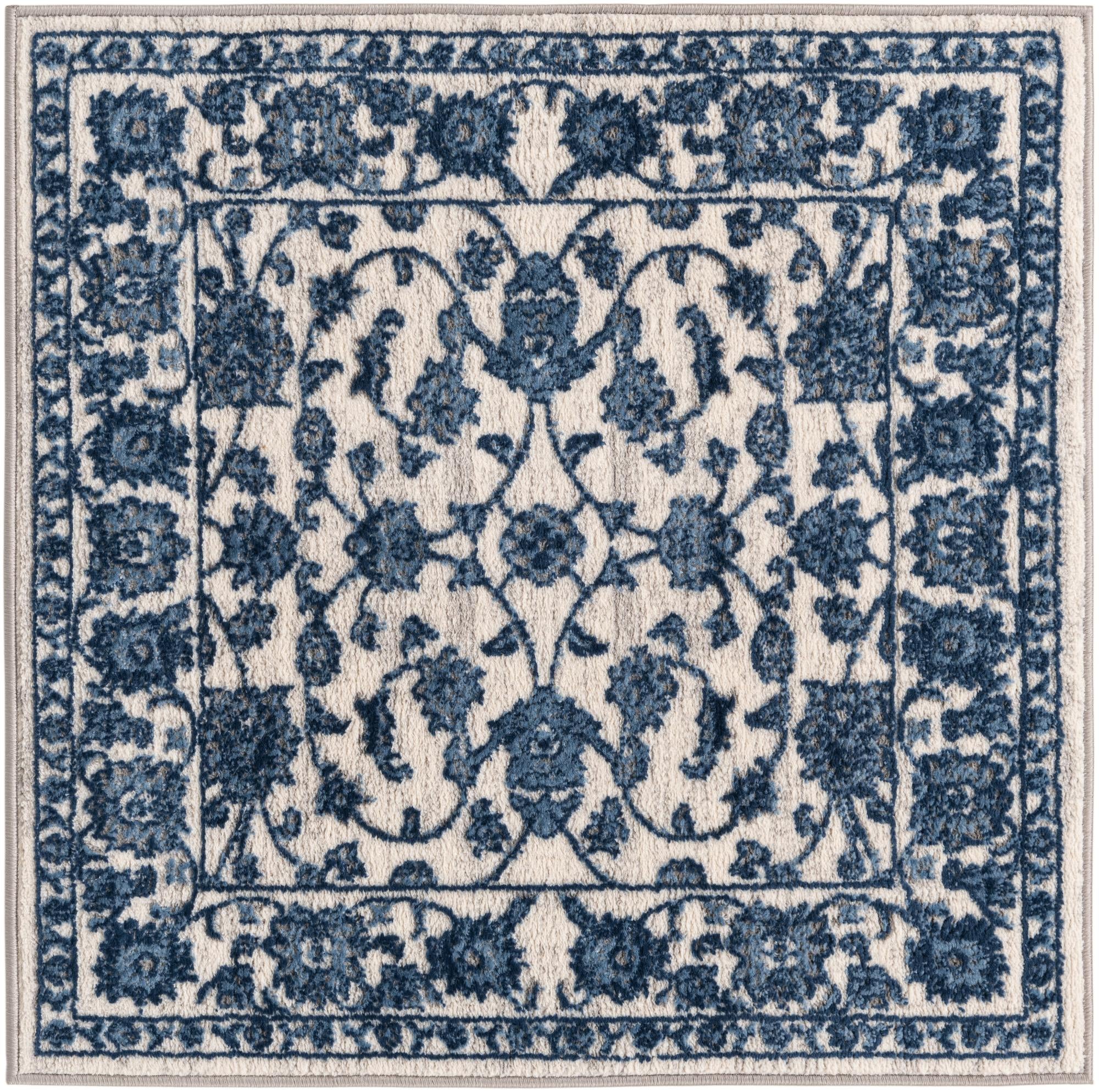Rug White Blue Swatch link