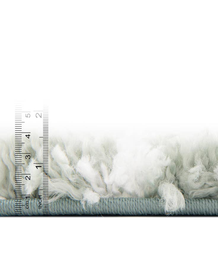 Detail image of  5' 3 x 5' 3 Moroccan Shag Round Rug