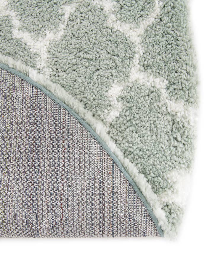 Detail image of  5' 3 x 5' 3 Moroccan Shag Round Rug