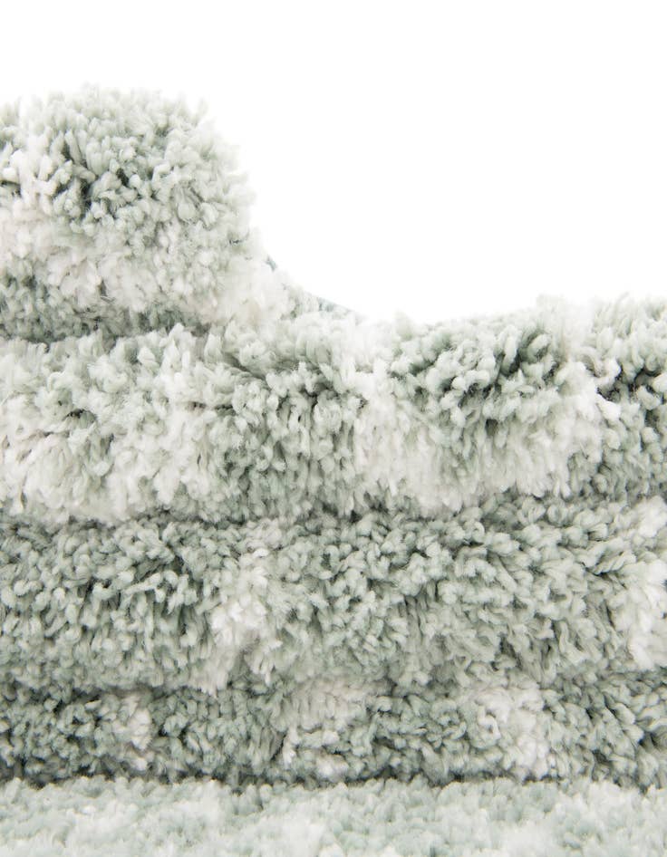 Detail image of  5' 3 x 5' 3 Moroccan Shag Round Rug