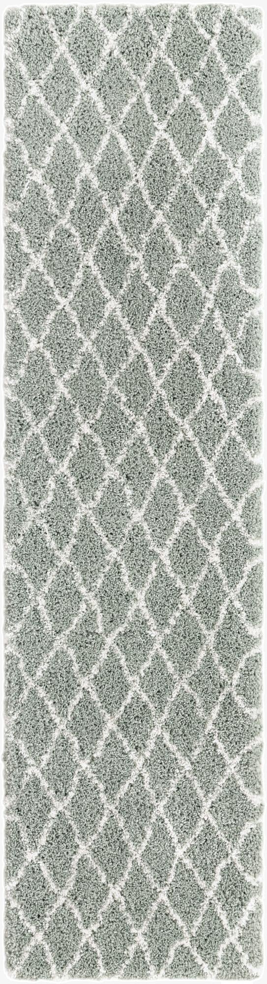  2' 7 x 10' Moroccan Shag Runner Rug